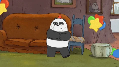 Panda-Miguel Ángel Ruiz Díaz-Escandalosos-We Bare Bears (Latin Americ-American Spanish Dub-Español latino)