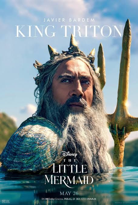 King Triton (Javier Bardem, Disney The Little Mermaid 2023)