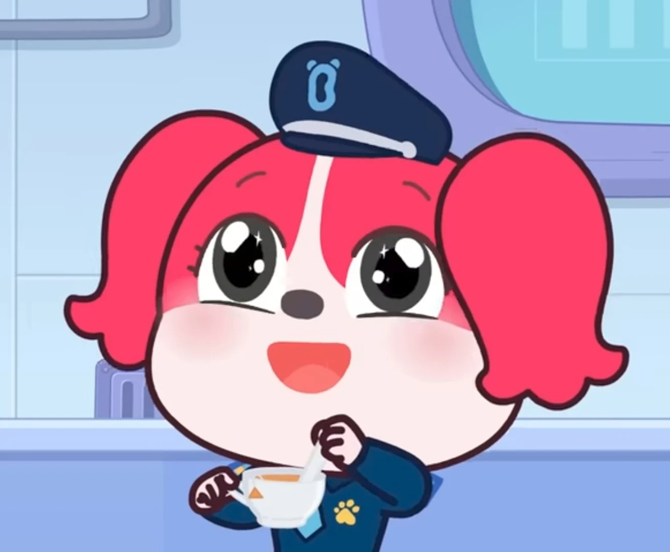 Papillon (sheriff labrador) voz en español latino 🇲🇽 intento