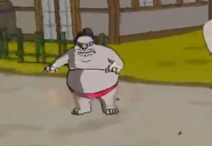 Vendeur de BD sumo (Fr, Benoît Allemane)