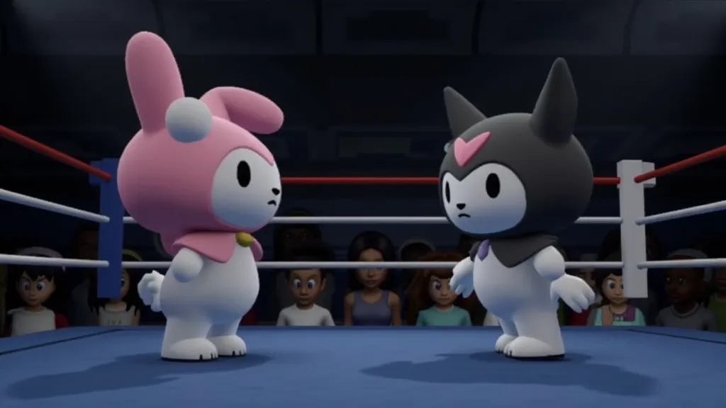 Kuromi: You provoke me first, Melody!