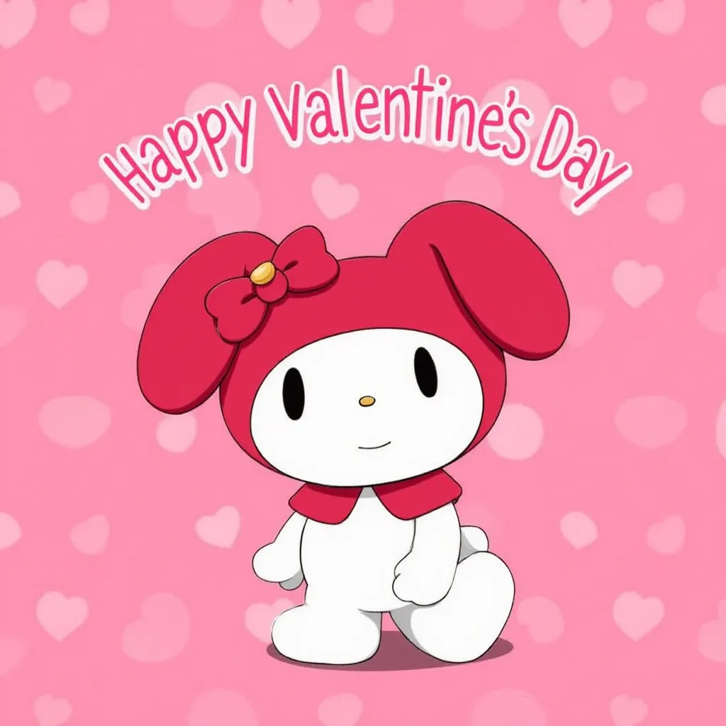 My Melody Happy Valentine Day