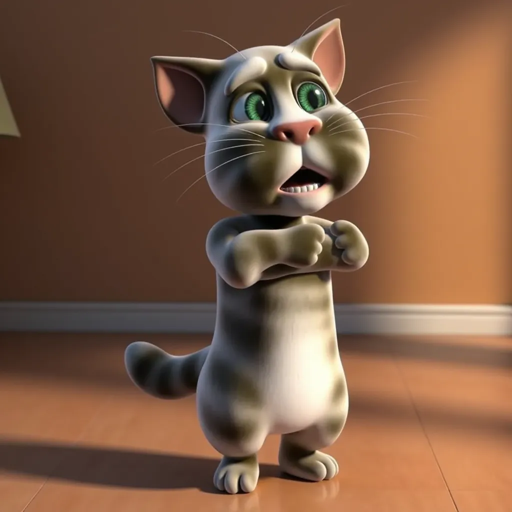 Cat Cartoon (Talking Tom)