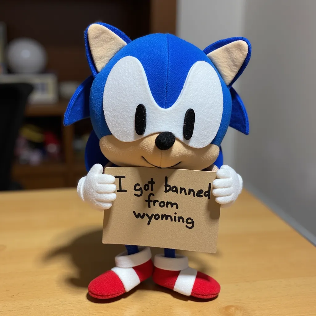 Stringy Sonic Plush (1991) LoRa