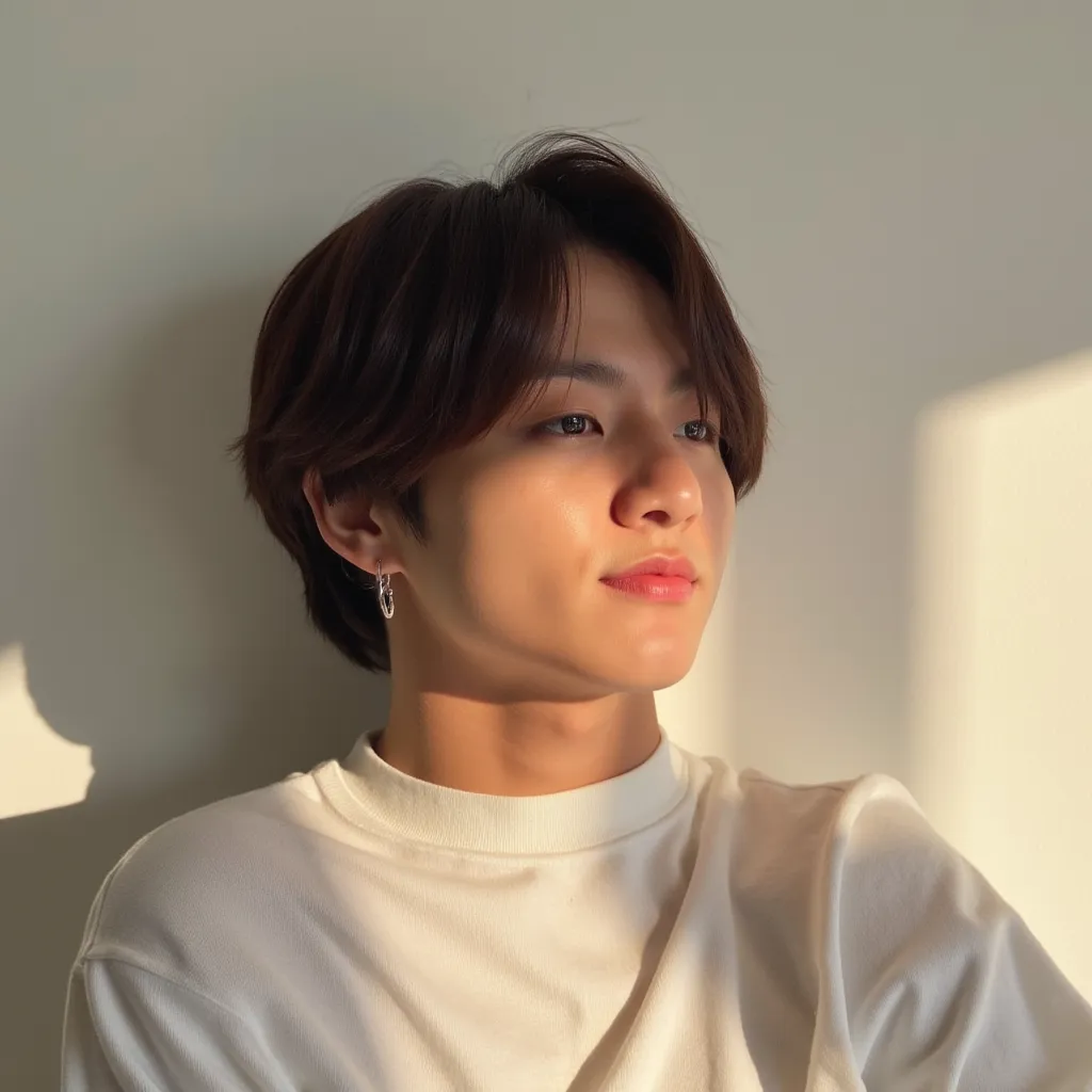Jungkook smiling soft