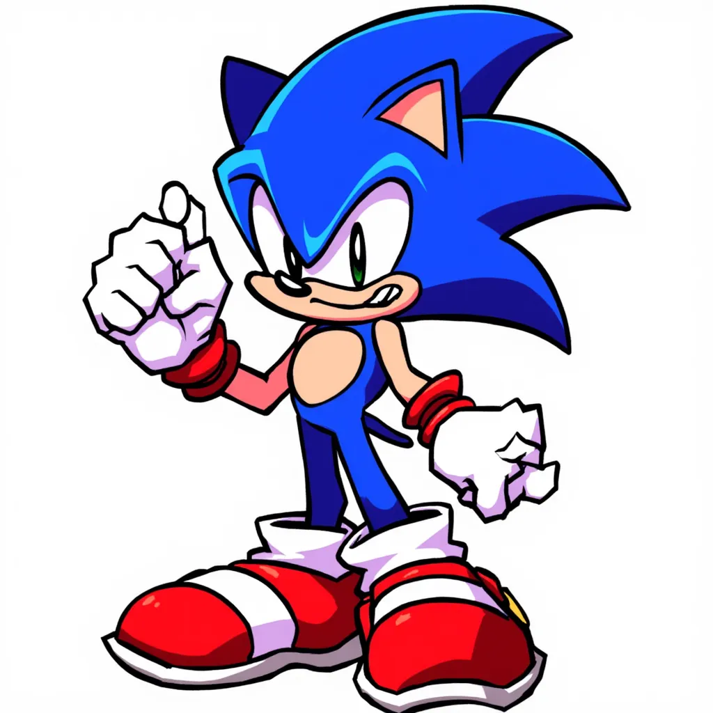 Sonic in a FNF Style