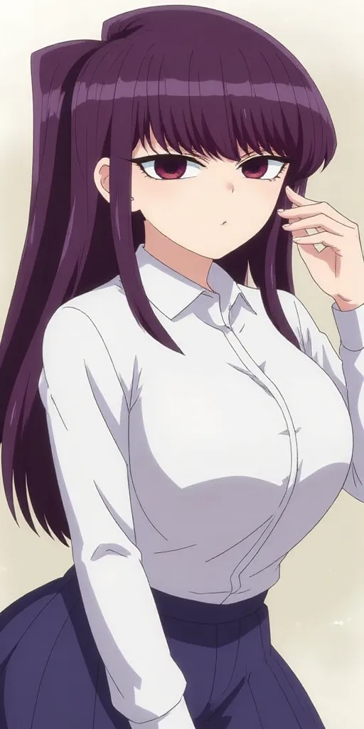 Shouko Komi‚ Sana Sunomiya‚ anime‚ 1girl‚ hybrid‚ fusion‚