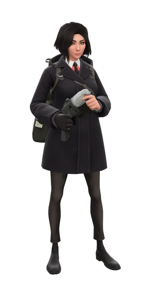 a tf2 merc called: "andreabsim", in a white background, gender is: "female"