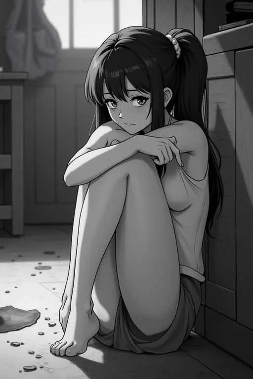Depressed moments different scene
