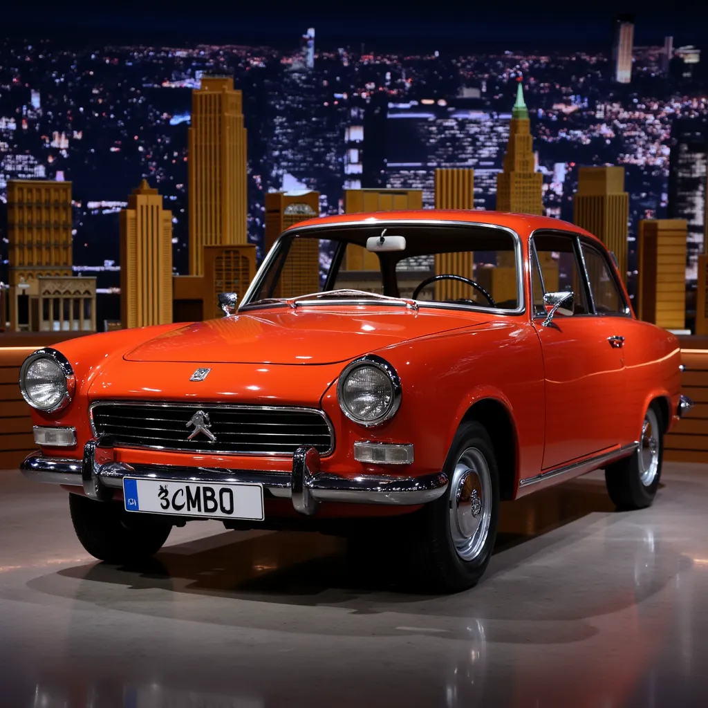 Jimmy Fallon Talk Show Peugeot 404