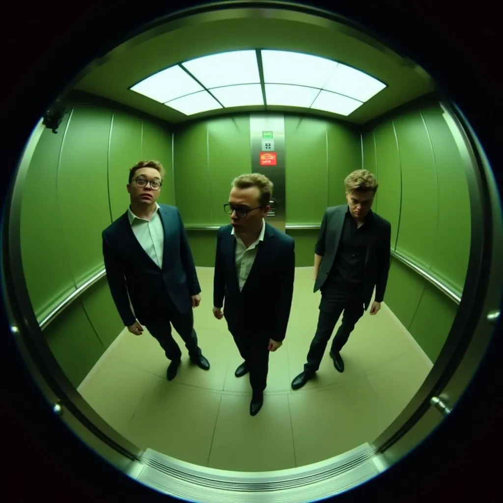 CG5, Charlie Green, fisheye, elevator, bg, pfp