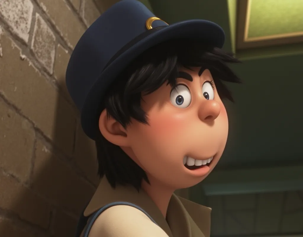 A man with a terrifying smile.