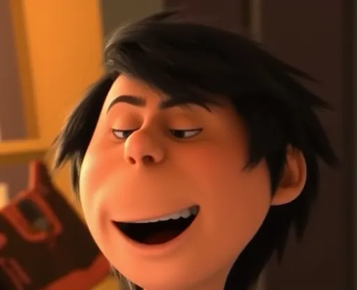 A man with a creepy smile.
