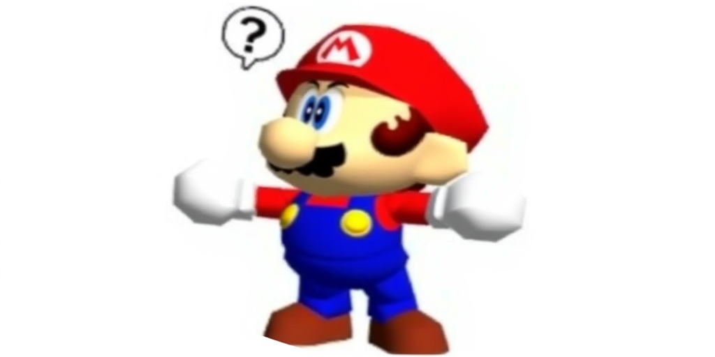 Funny Mario image: A cartoon-style depiction of Mario. He has a large nose, bushy mustache, and is wearing a red cap with the "M" logo, blue overalls, and brown shoes. His expression is serious, and his gloved hands are raised as if ready for action. The background is plain white, emphasizing the character's bold colors.  Mario says with a speech bubble: "April 21 was something I planned for but I didn't know what for"