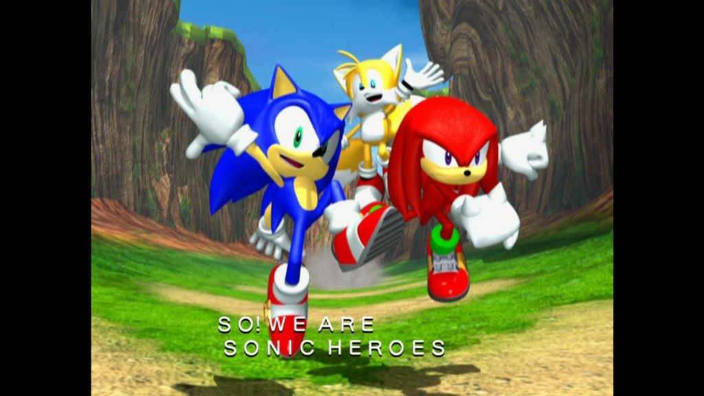 Sonic heroes story art style