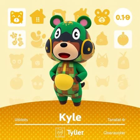 Animal Crossing Amiibo Card Template (Flux)