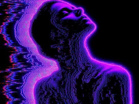 SynthWave - Glitchy Analog Video Synthesis - Flux