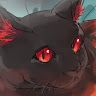 fiery cat