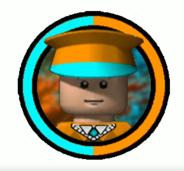 Cyan & Orange Officer