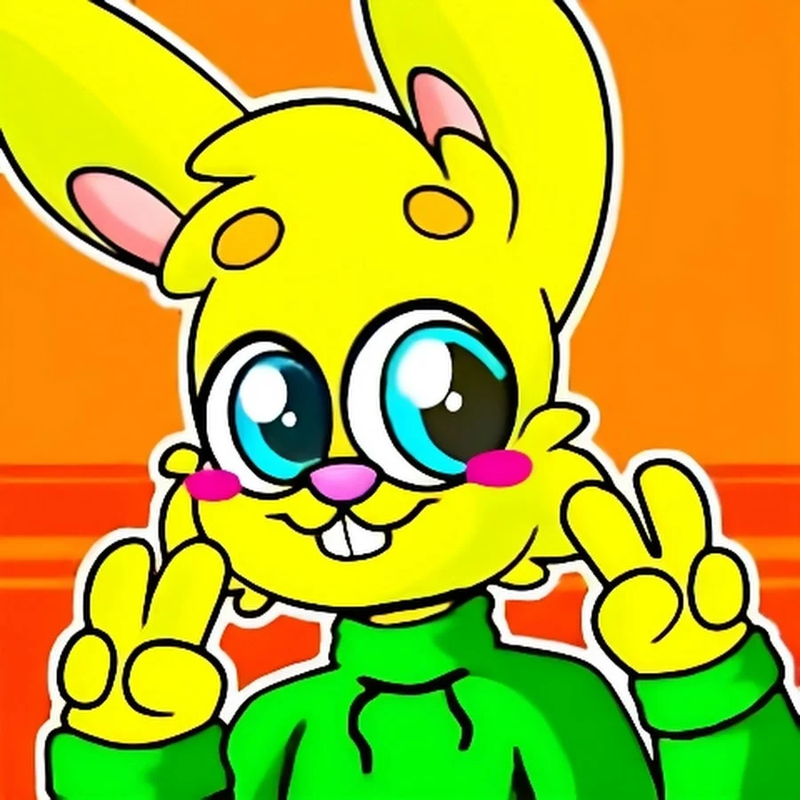 Golden bunny