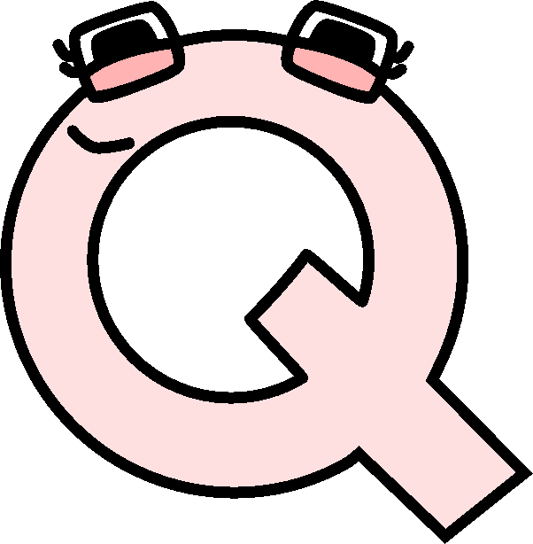Q from ALBTWIAIOF(Alphabet Lore but the word is acquaitance instead of friends)