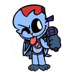 Rapper-Roo (Smiling Critters OC/ FNF Vs Catnap V2 Mod)