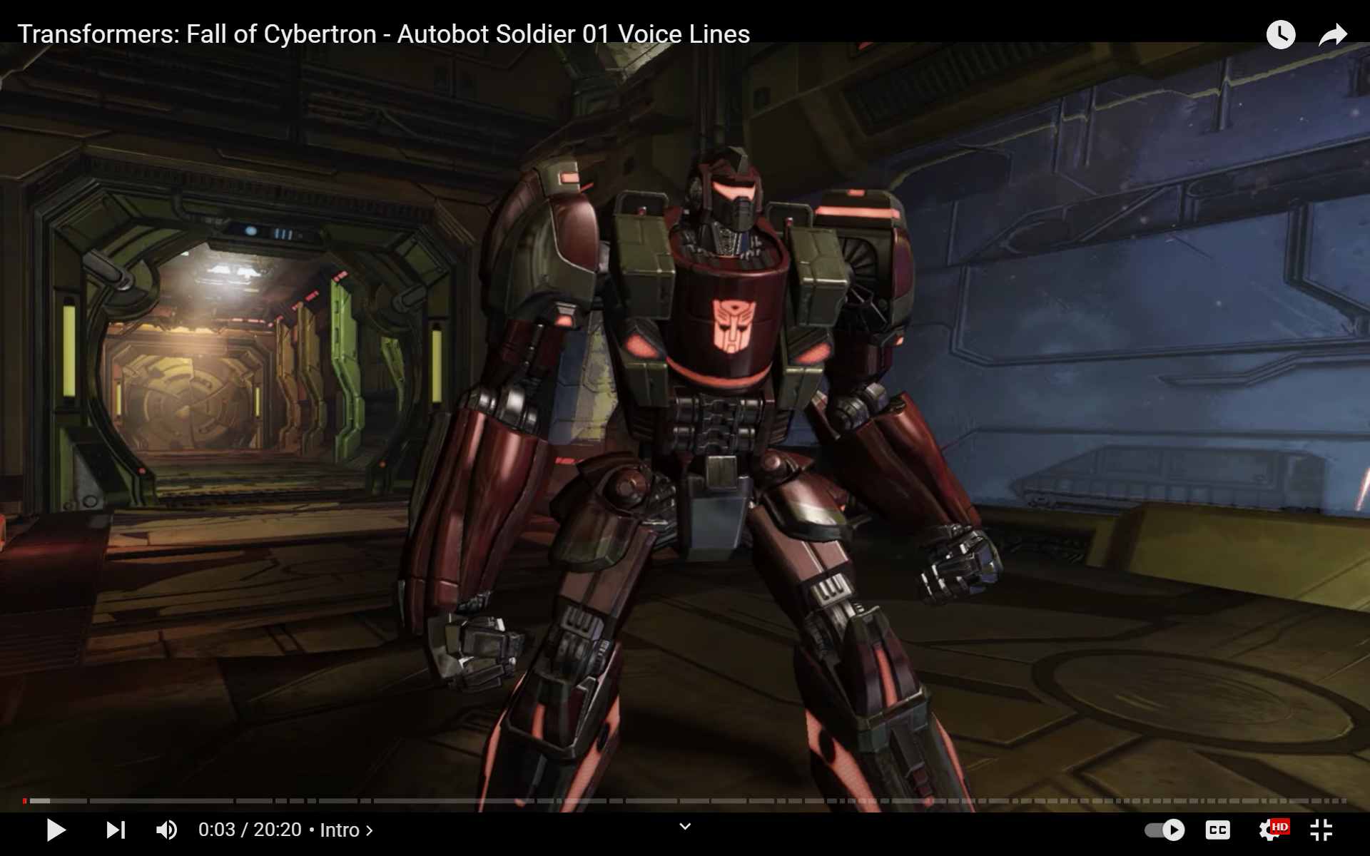 Autobot soldier FOC
