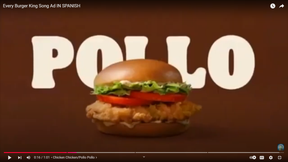 Burger King Spanish Singer Guy
