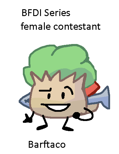 Barftaco (Pokey) - BFDI Fusion Characters