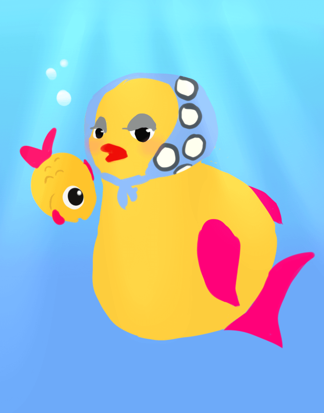 Momma fish