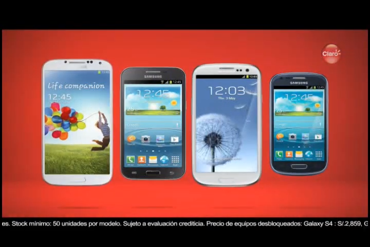 Narrador de Claro Samsung Galaxy a precios increíbles - Claro Peru