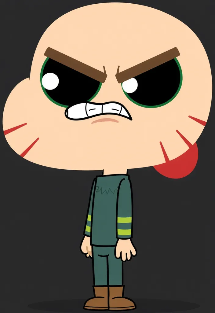 Gumball Angry