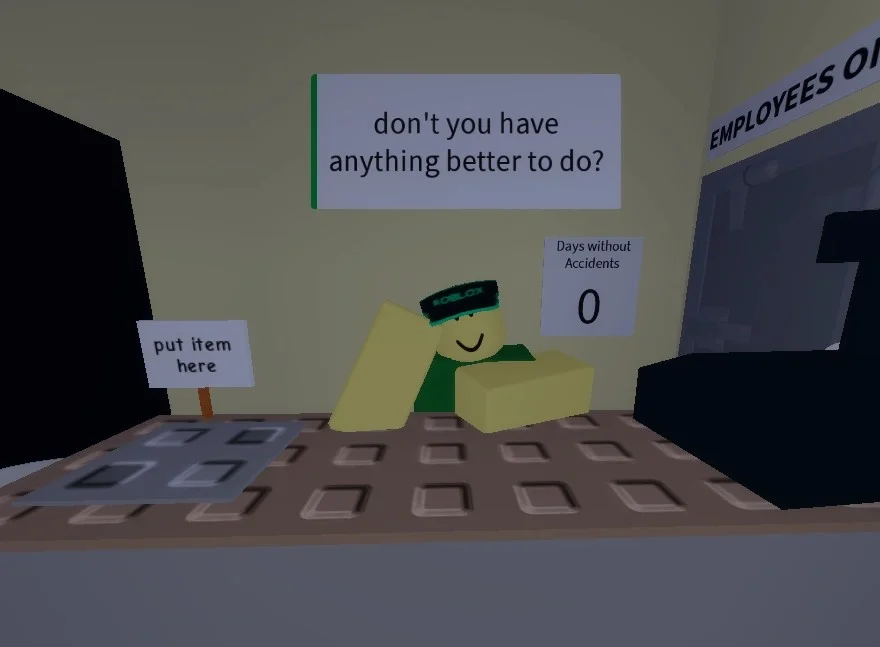 Cashier (GASA4 / Get A Snack At 4 am / Roblox)