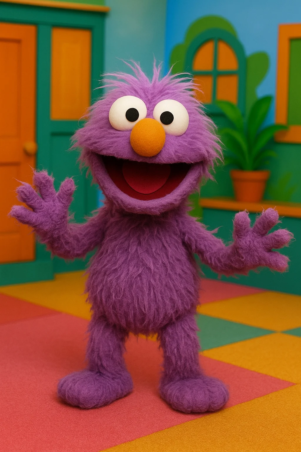 Tiko the Ticklemonster Sesame Street 