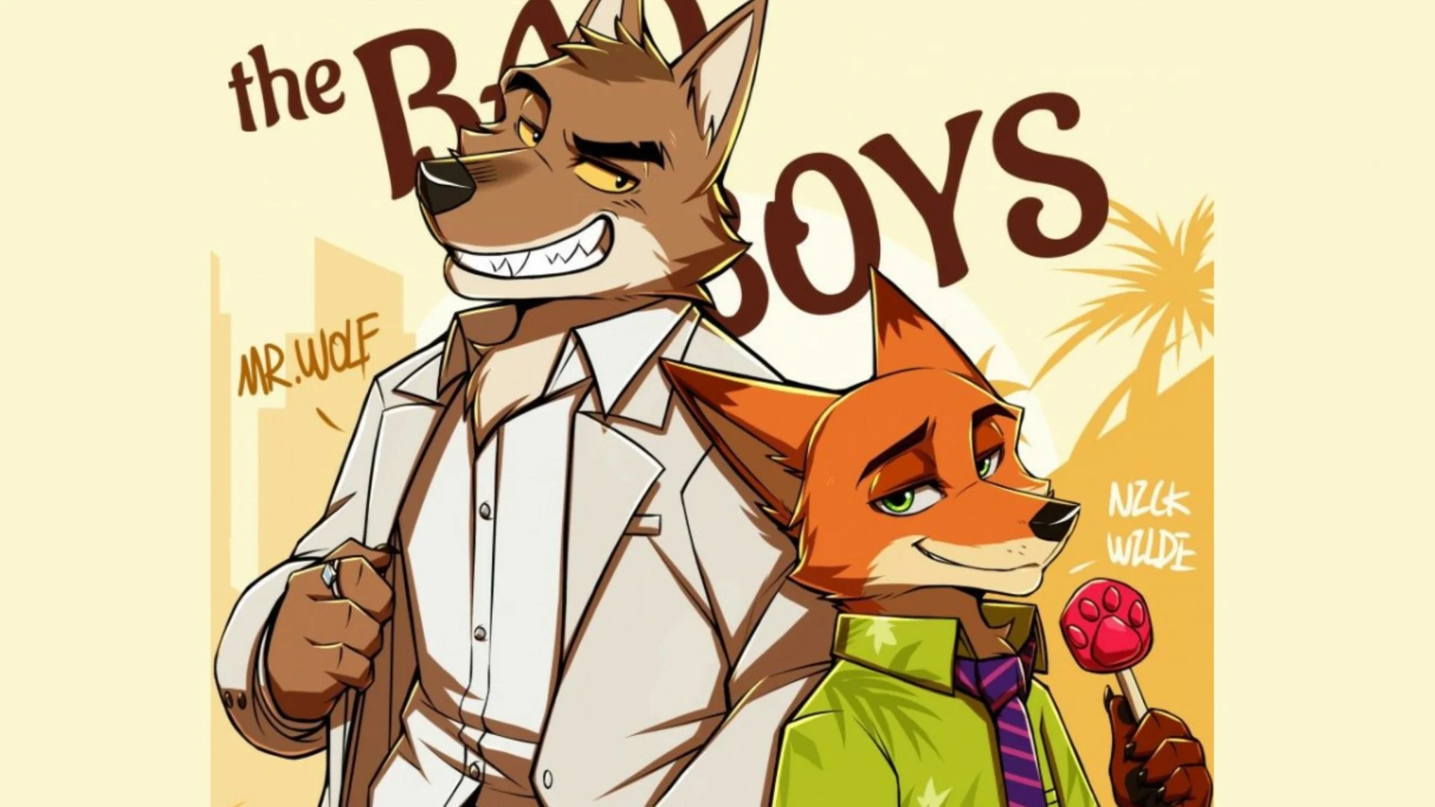 Mr Wolf e Nick wilde 