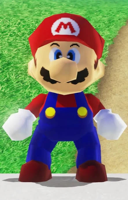 Literally to Mario Voice 64 On 64 DS Nintendo 64 With Shaders I Made Prisma3d V2