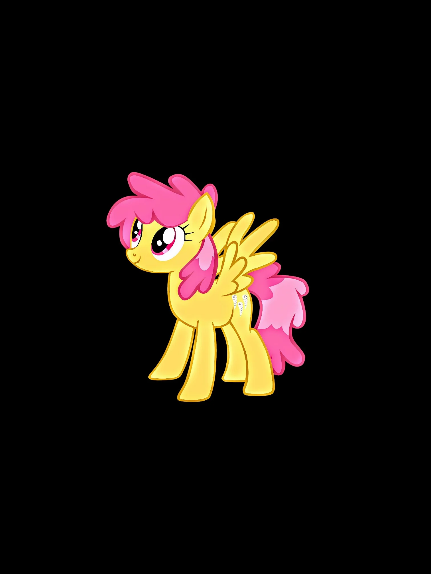 Orange Swirl MLP Fim