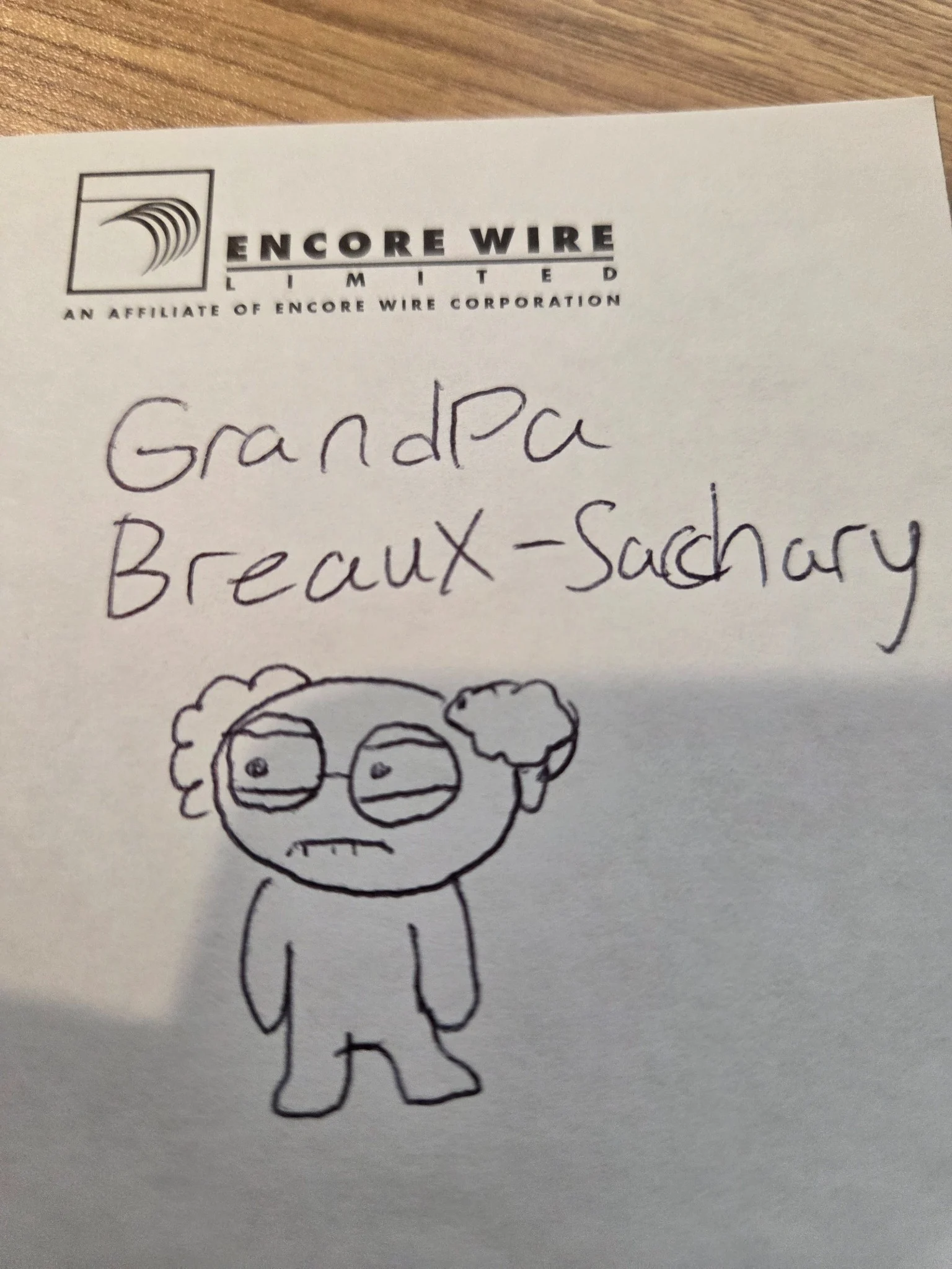Grandpa Breaux-Sacchary