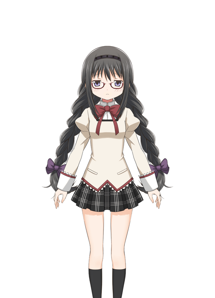 Homura Akemi (with Glasses?)