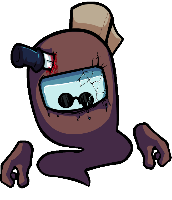 Brown crewmate esculent (fnf: vs imposter v4)