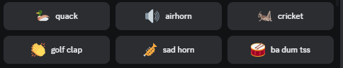 DISCORD DEFAULT SOUNDBOARD
