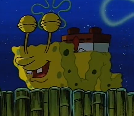 Snail SpongeBob