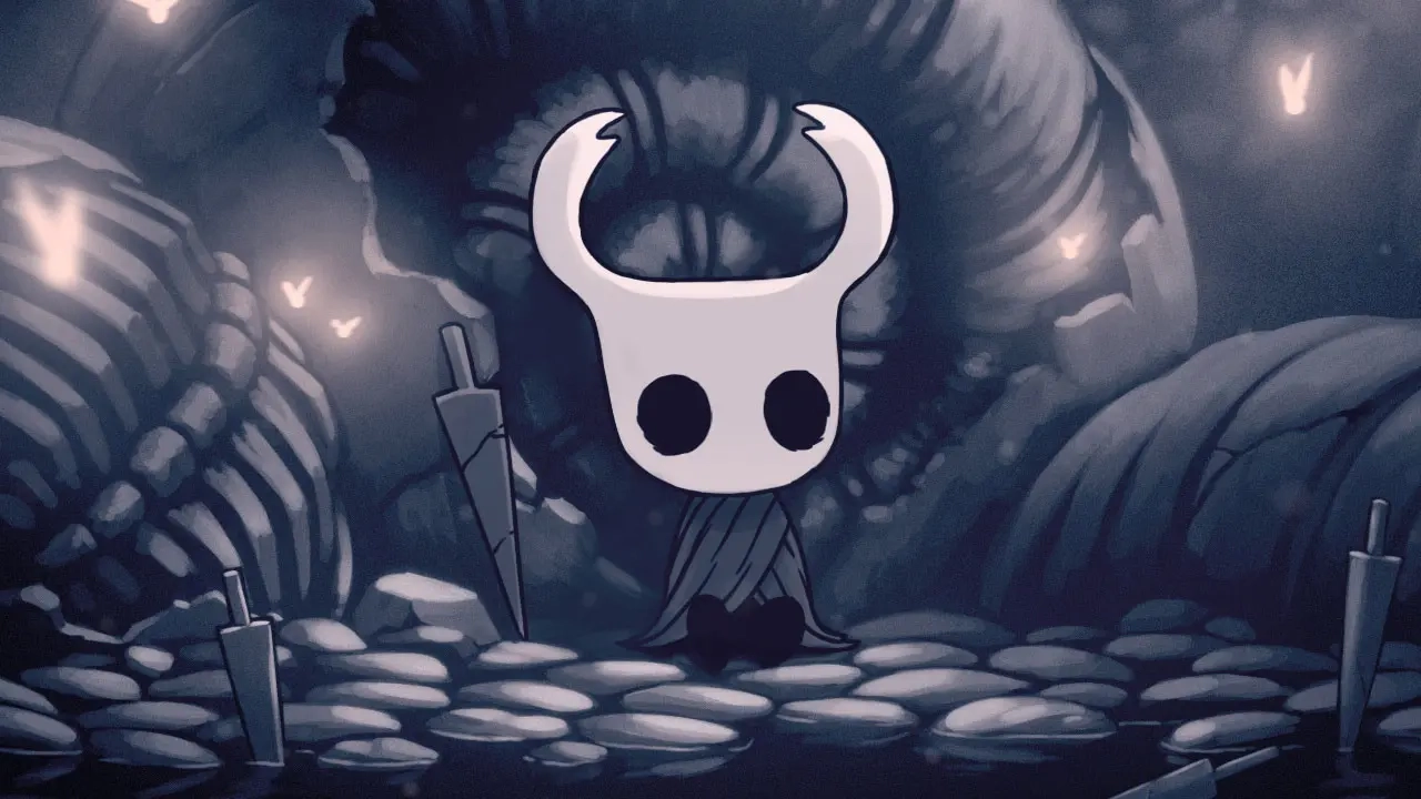 The knight from hollow knight