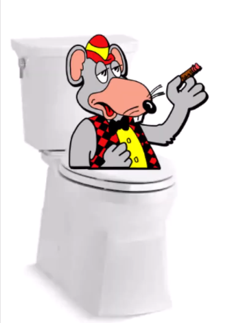 Chuck E. Cheese (No Toilet Paper!!!!!), Trained