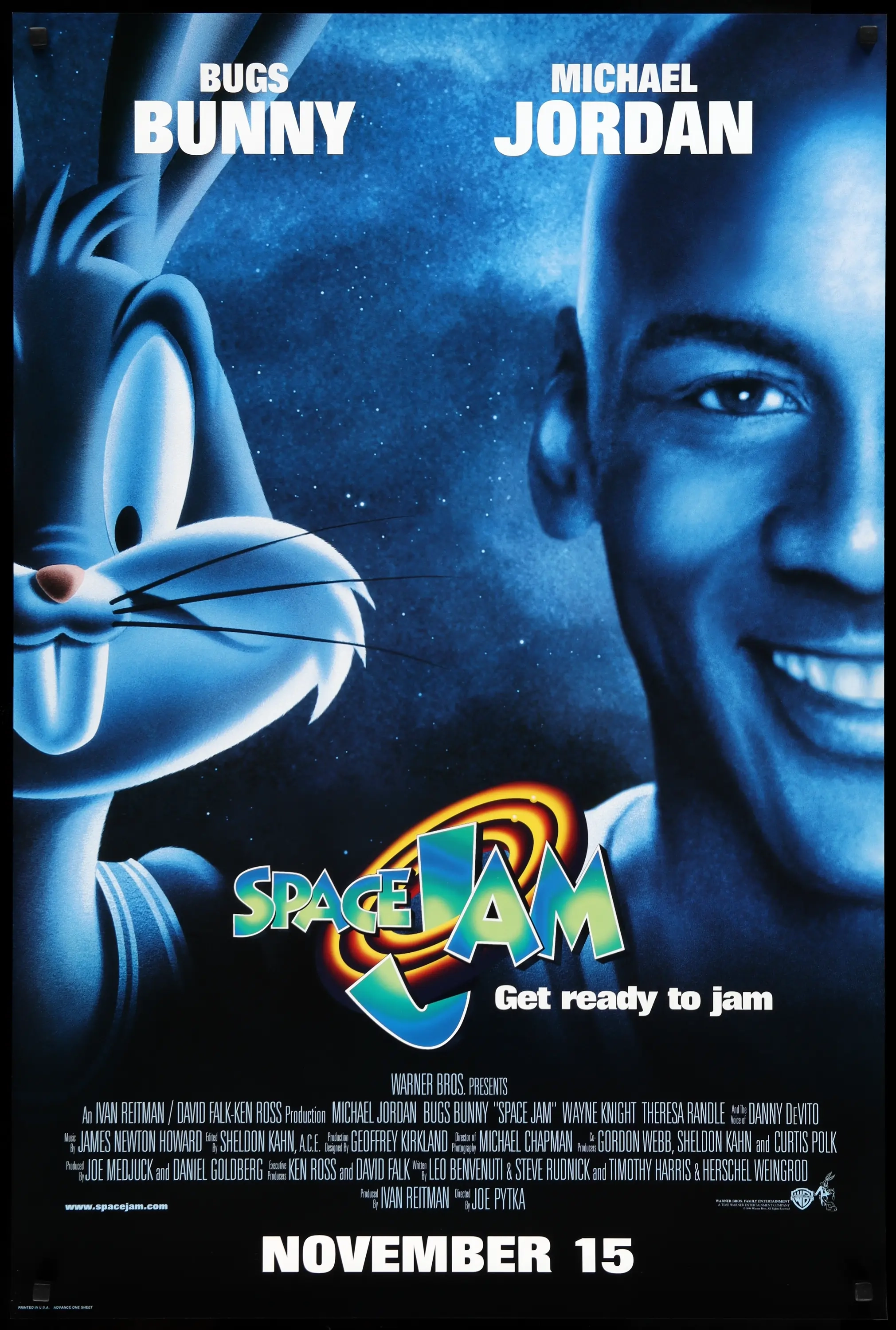 Literally the Space Jam theme song singer (intro part only)
