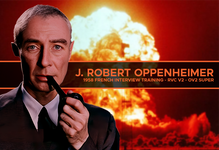 Robert Oppenheimer [ 1958 - French Interview Training ]