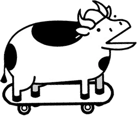 Skateboard Cow (asdfmovie)