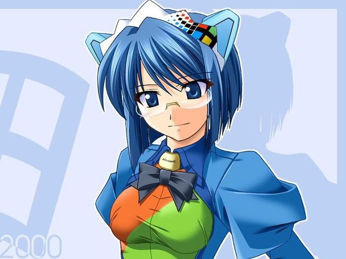 2k-tan Retrained [Windows 2000's OS-tan]