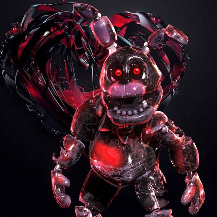 Black heart Bonnie (fnaf ar/ fanmade)