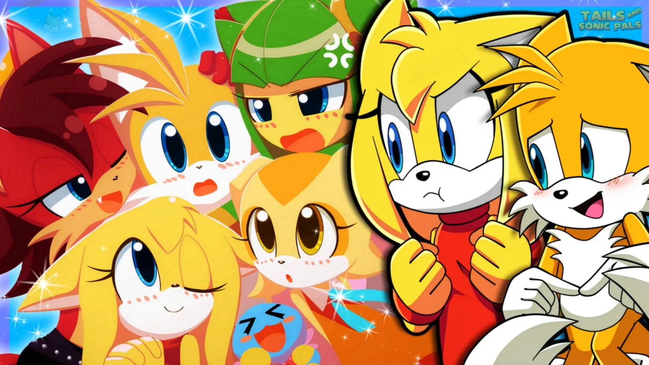 Tails and Zooey and Cosmo and cream and Fiona